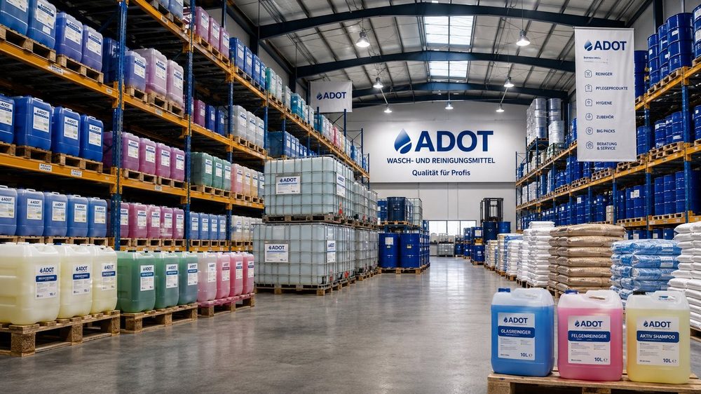 ADOT warehouse and product range